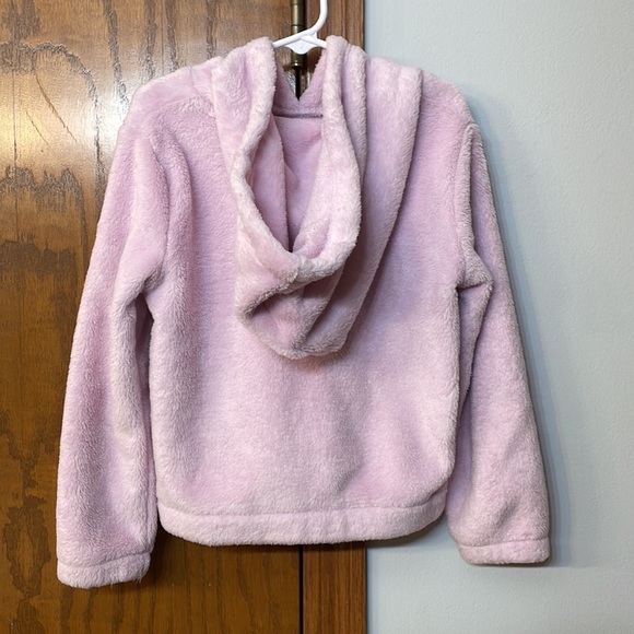 CARTERS NWOT Girls Size 6 Purple Lavender Fuzzy Soft Pullover Hoody Cozy - Picture 6 of 9